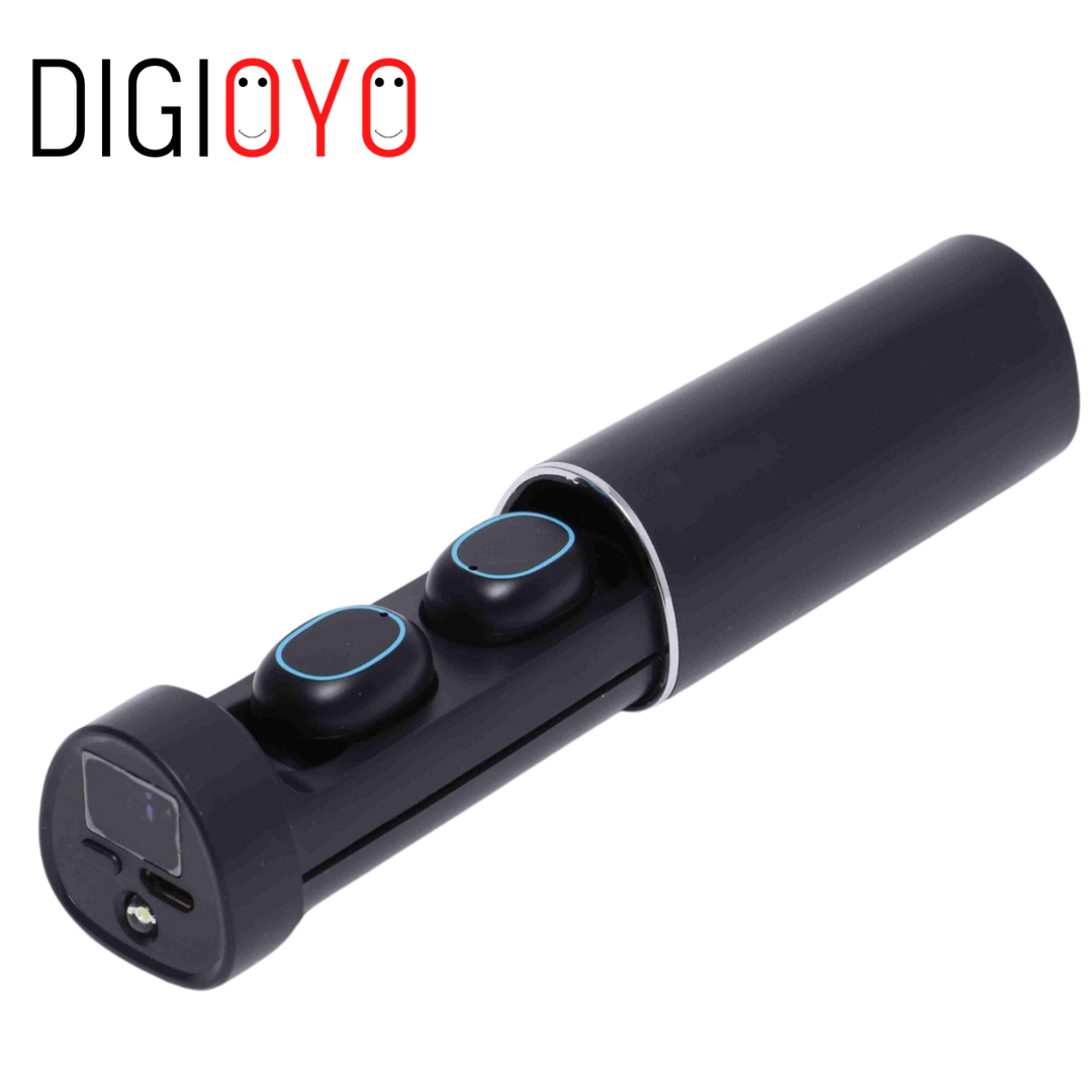 M18 Pro TWS Bluetooth Wireless Earbud With Flash Light