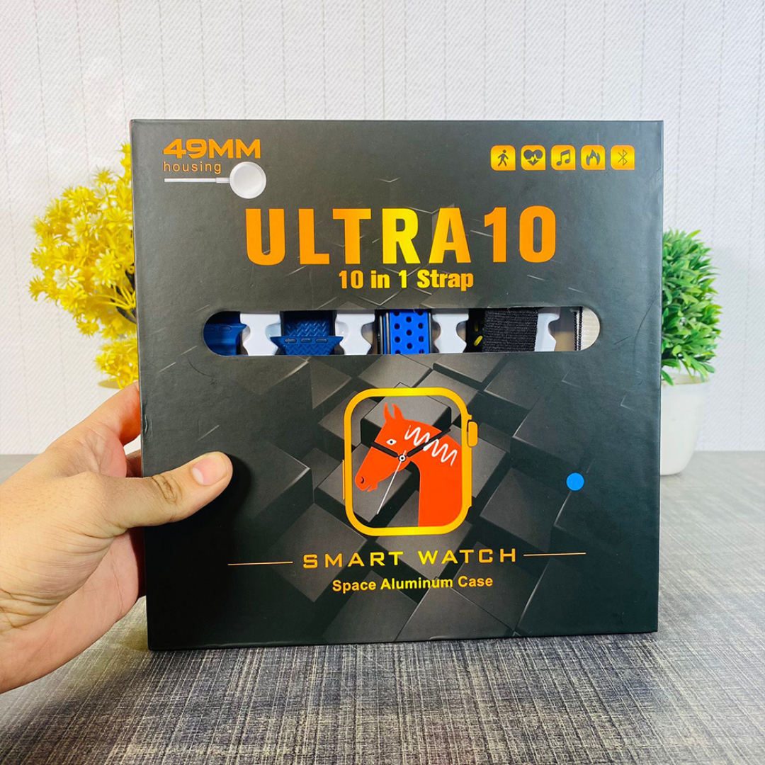 Ultra 10 Smart Watch With 10 Straps