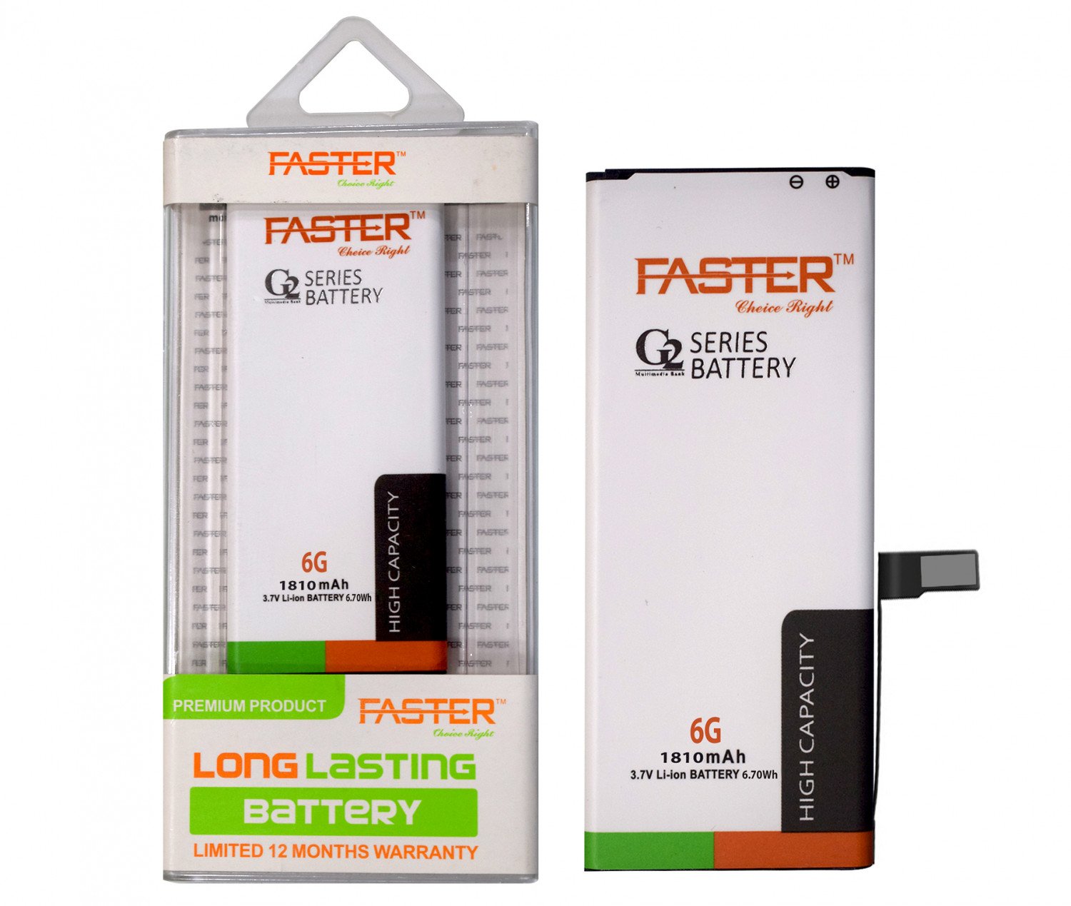 iPhone 6G 1810 mAh G2 Series Long Lasting Battery